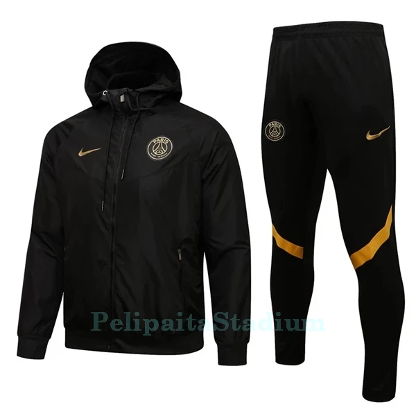 Paris Saint-Germain Miesten Harjoitustakki Windrunner Suit 2022-23 Musta