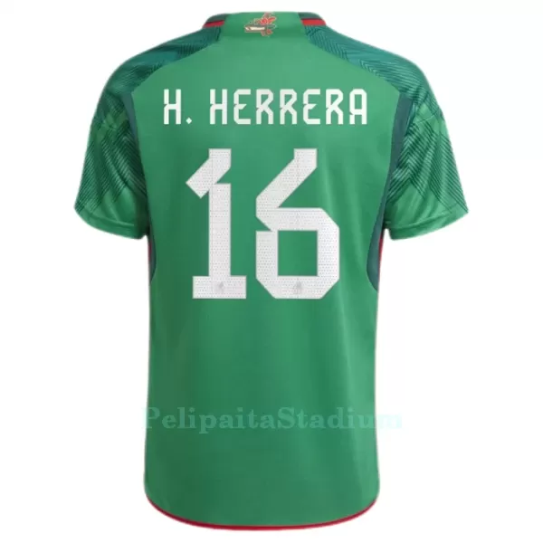 Meksiko H.HERRERA 16 Pelipaita Miesten Koti MM-Kisat 2022