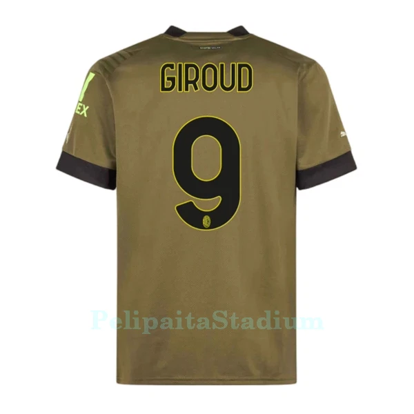 AC Milan Giroud 9 Pelipaita Miesten Kolmas 2022-23