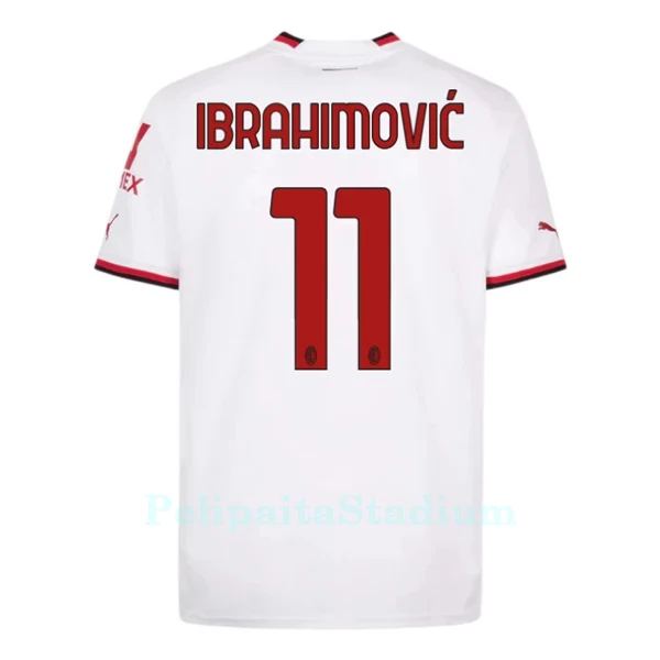 AC Milan Ibrahimovic 11 Pelipaita Miesten Vieras 2022-23