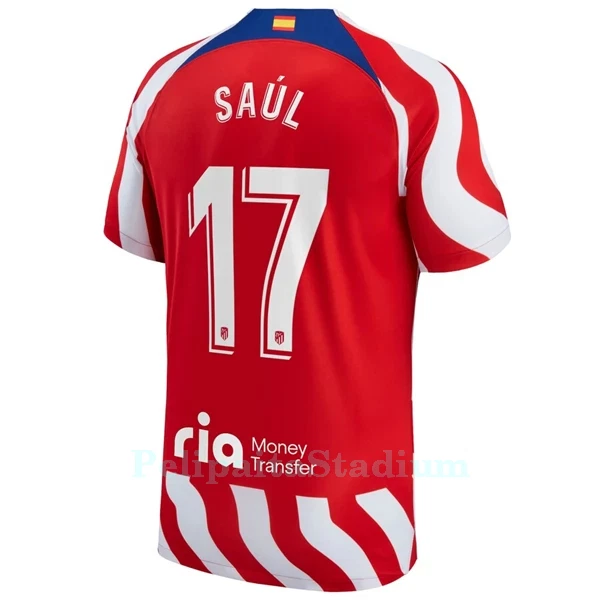 Atlético Madrid Saul 17 Pelipaita Miesten Koti 2022-23