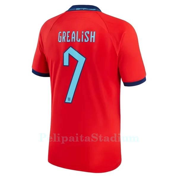 Englanti Grealish 7 Pelipaita Miesten Vieras MM-Kisat 2022