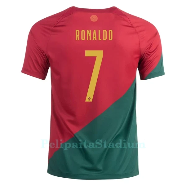 Portugali Ronaldo 7 Pelipaita Miesten Koti MM-Kisat 2022