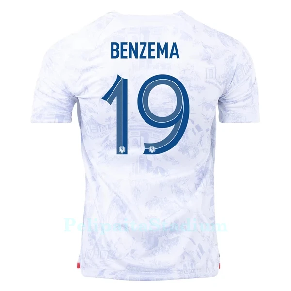 Ranska Benzema 19 Pelipaita Miesten Vieras MM-Kisat 2022