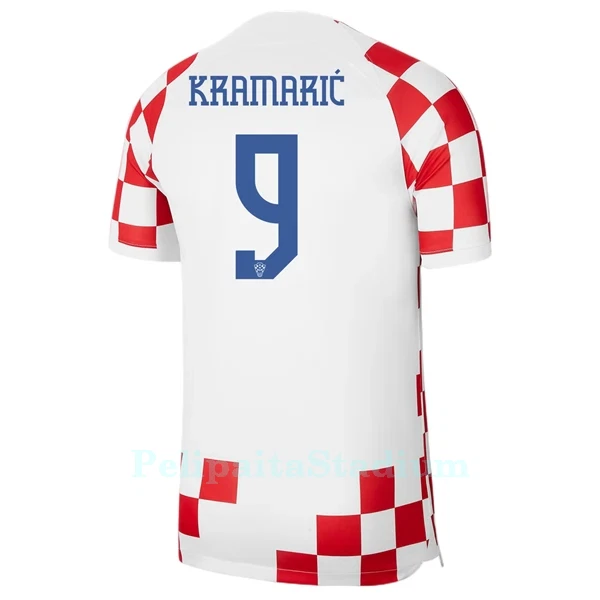 Kroatia Kramaric 9 Pelipaita Miesten Koti MM-Kisat 2022