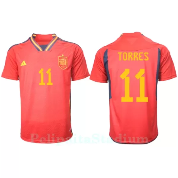 Espanja Ferran Torres 11 Pelipaita Miesten Koti MM-Kisat 2022