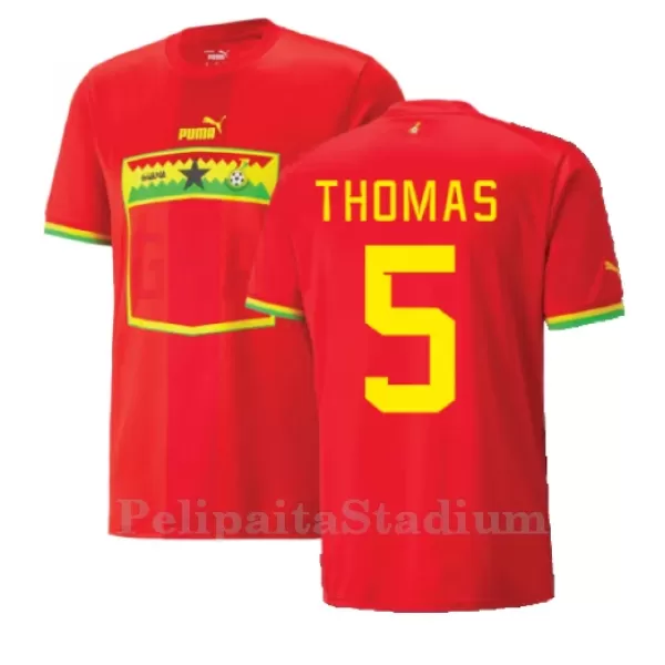 Ghana Thomas Partey 5 Pelipaita Miesten Vieras MM-Kisat 2022