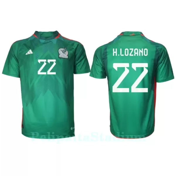 Meksiko Hirving Lozano 22 Pelipaita Miesten Koti MM-Kisat 2022