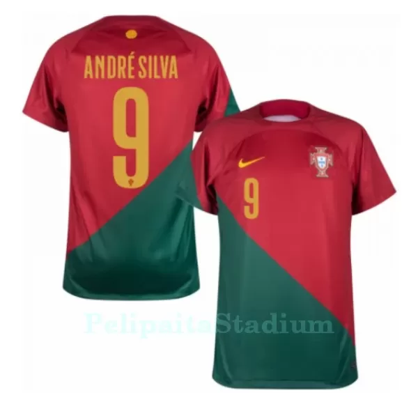 Portugali Andre Silva 9 Pelipaita Miesten Koti MM-Kisat 2022