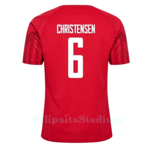 Tanska Andreas Christensen 6 Pelipaita Miesten Koti MM-Kisat 2022