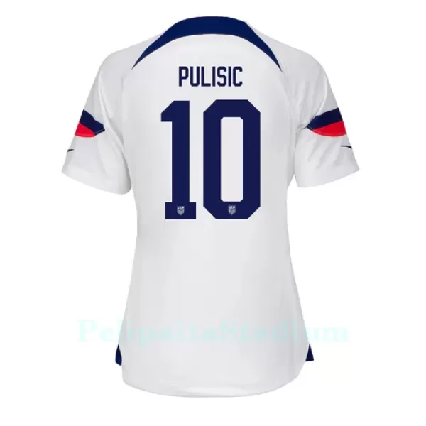 USA Christian Pulisic 10 Pelipaita Naisten Koti MM-Kisat 2022