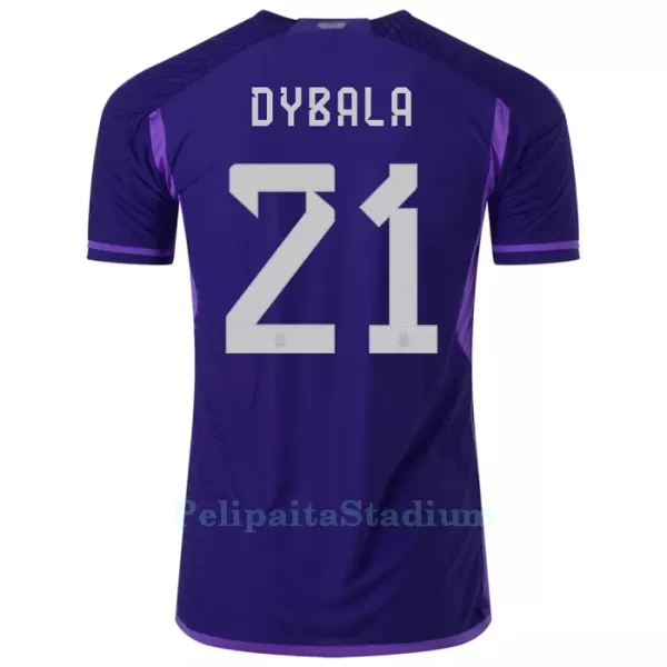 Argentiina DYBALA 21 Pelipaita Miesten Vieras MM-Kisat 2022