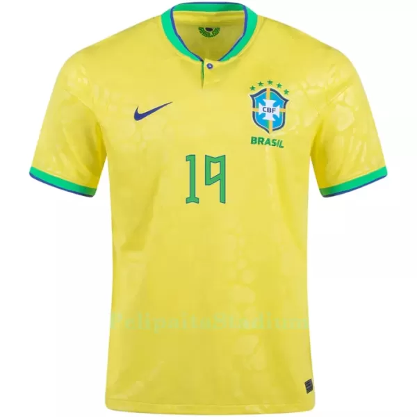 Brasilia G. JESUS 19 Pelipaita Miesten Koti MM-Kisat 2022