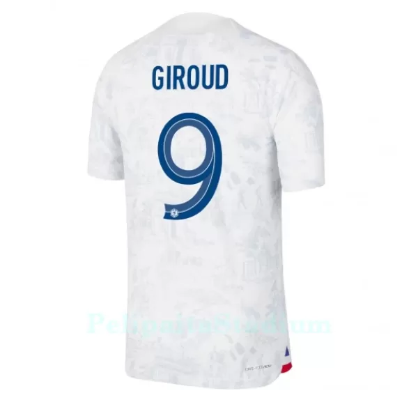 Ranska Olivier Giroud 9 Pelipaita Miesten Vieras MM-Kisat 2022