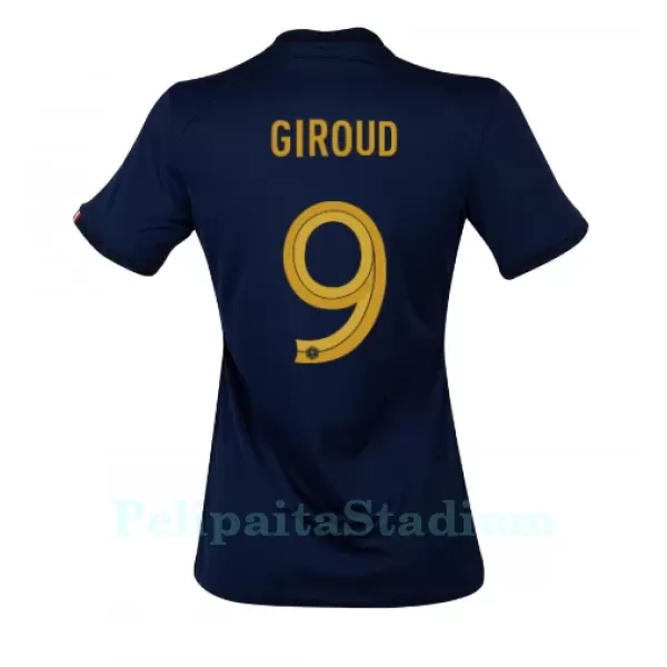 Ranska Olivier Giroud 9 Pelipaita Naisten Koti MM-Kisat 2022