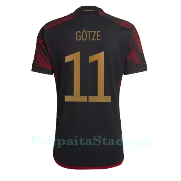 Saksa Mario Gotze 11 Pelipaita Miesten Vieras MM-Kisat 2022