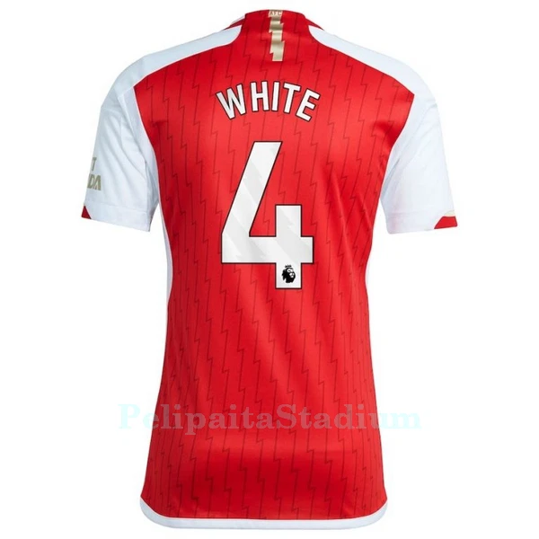 Arsenal White 4 Pelipaita Miesten Koti 2023-2024