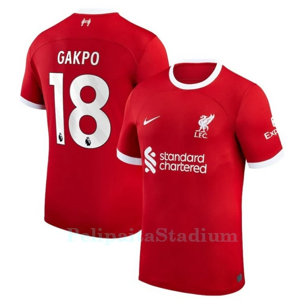 Liverpool Gakpo 18 Pelipaita Miesten Koti 2023-2024