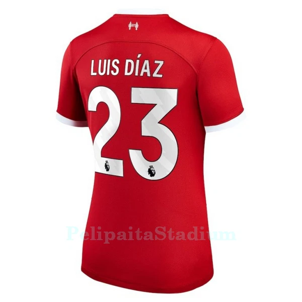 Liverpool Luis Diaz 23 Pelipaita Naisten Koti 2023-2024