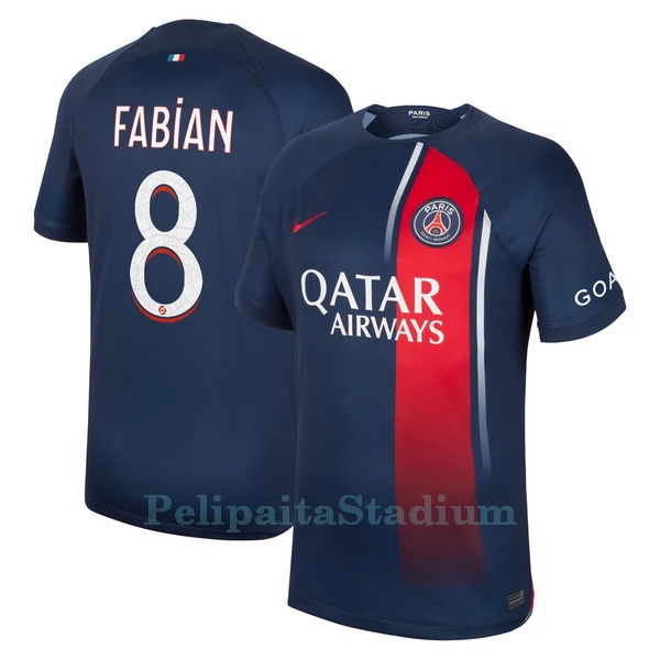 Paris Saint-Germain Fabian 8 Pelipaita Miesten Koti 2023-2024