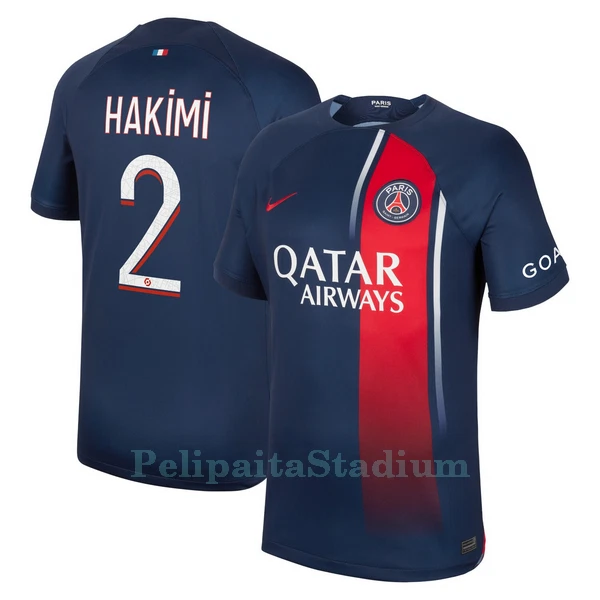 Paris Saint-Germain Hakimi 2 Pelipaita Miesten Koti 2023-2024