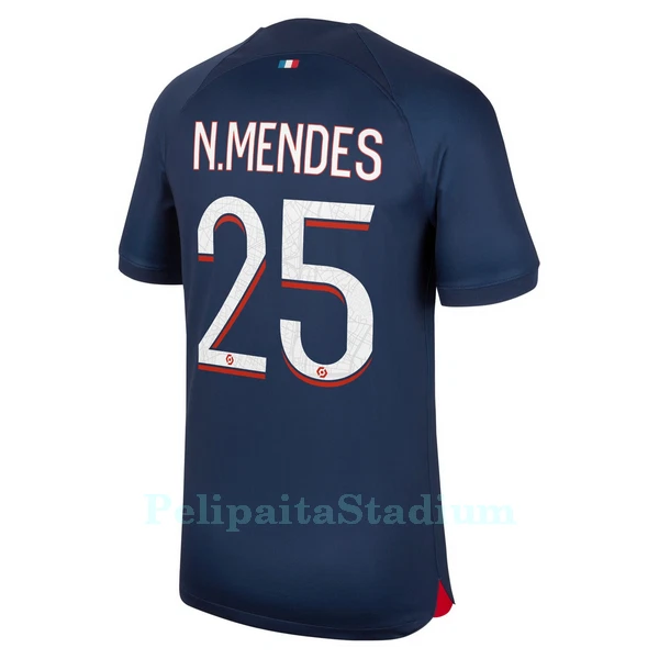 Paris Saint-Germain N.Mendes 25 Pelipaita Miesten Koti 2023-2024