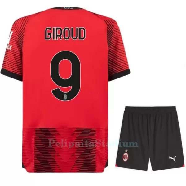 AC Milan Giroud 9 Pelipaita Lasten Koti 2023-2024