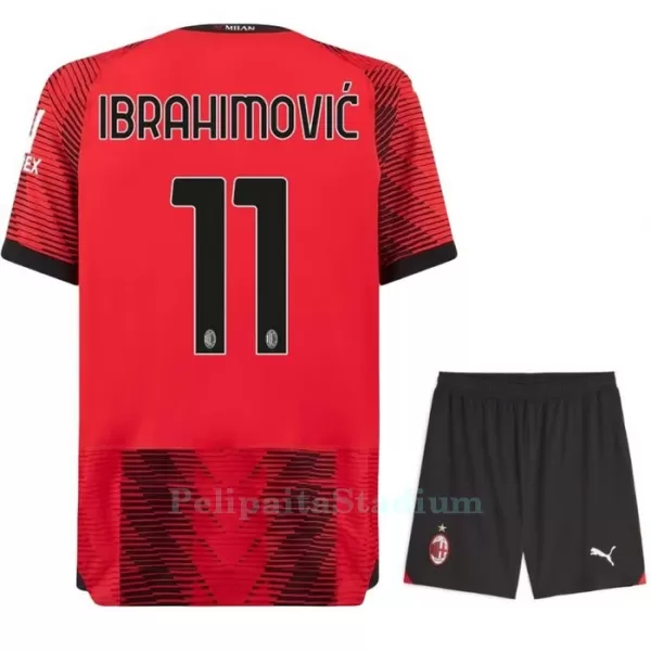 AC Milan Ibrahimovic 11 Pelipaita Lasten Koti 2023-2024