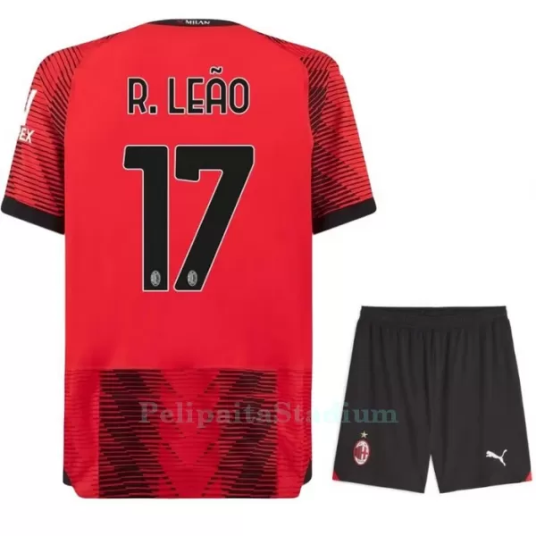 AC Milan R. Leao 17 Pelipaita Lasten Koti 2023-2024