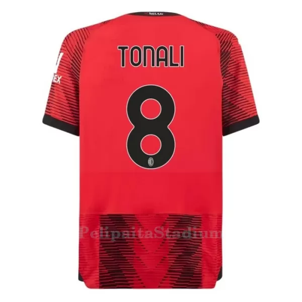 AC Milan Tonali 8 Pelipaita Miesten Koti 2023-2024