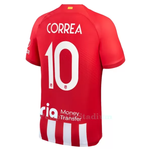 Atlético Madrid Correa 10 Pelipaita Miesten Koti 2023-2024