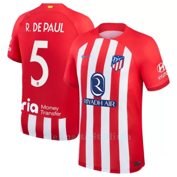 Atlético Madrid R. De Paul 5 Pelipaita Miesten Koti 2023-2024