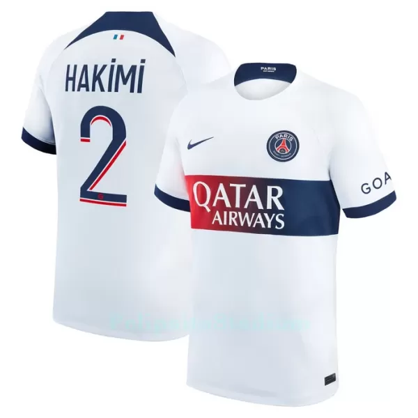 Paris Saint-Germain Hakimi 2 Pelipaita Miesten Vieras 2023-2024