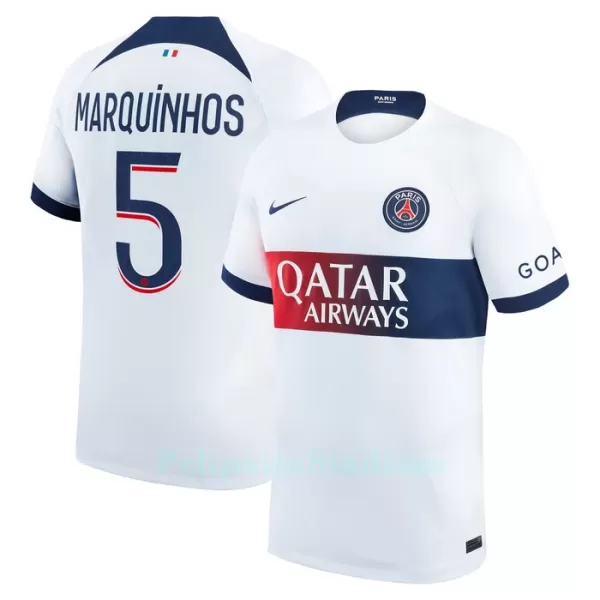 Paris Saint-Germain Marquinhos 5 Pelipaita Miesten Vieras 2023-2024