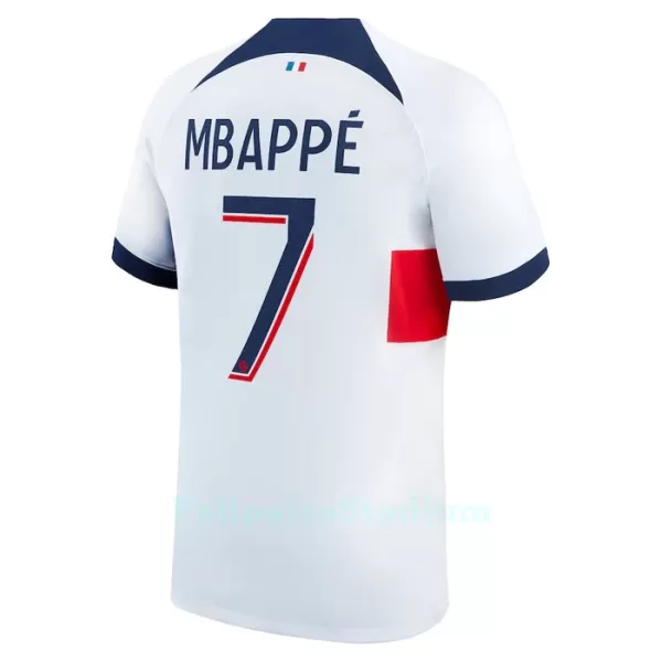 Paris Saint-Germain Mbappé 7 Pelipaita Miesten Vieras 2023-2024