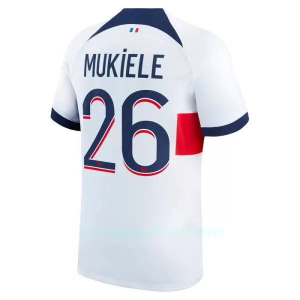 Paris Saint-Germain Mukiele 26 Pelipaita Miesten Vieras 2023-2024