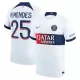 Paris Saint-Germain N.Mendes 25 Pelipaita Miesten Vieras 2023-2024