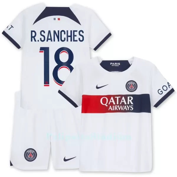 Paris Saint-Germain R.Sanches 18 Pelipaita Lasten Vieras 2023-2024