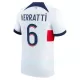 Paris Saint-Germain Verratti 6 Pelipaita Miesten Vieras 2023-2024