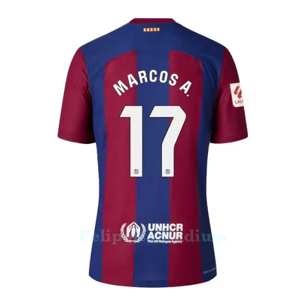 FC Barcelona Marcos A. 17 Pelipaita Lasten Koti 2023-2024