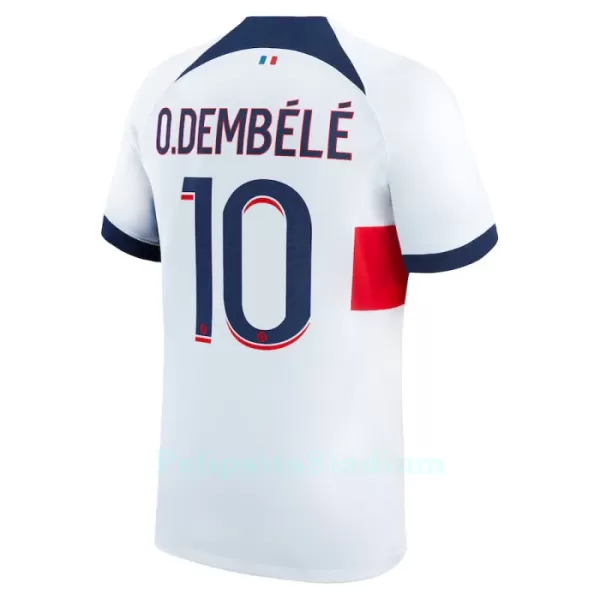 Paris Saint-Germain Dembele 10 Pelipaita Miesten Vieras 2023-2024