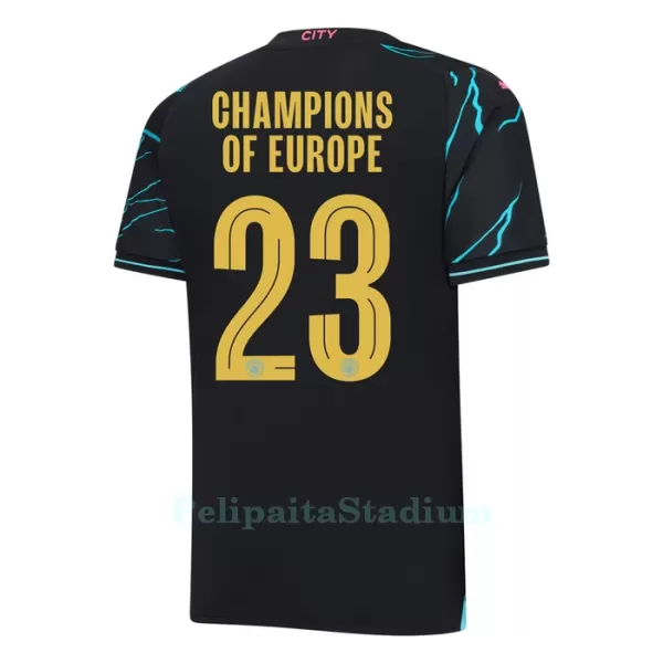 Manchester City Champions of Europe Pelipaita Miesten Kolmas 2023-2024