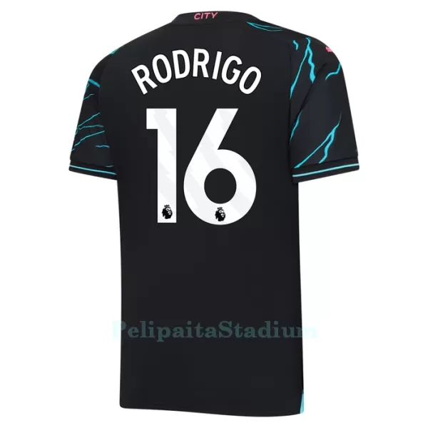 Manchester City Rodrigo 16 Pelipaita Lasten Kolmas 2023-2024