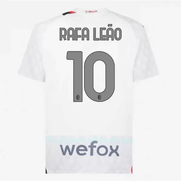 AC Milan Rafael Leao 10 Pelipaita Miesten Vieras 2023-2024