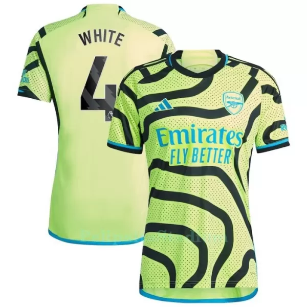 Arsenal White 4 Pelipaita Miesten Vieras 2023-2024