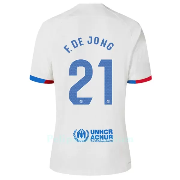 FC Barcelona Frenkie de Jong 21 Pelipaita Miesten Vieras 2023-2024