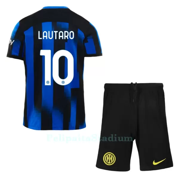 Inter Milan Lautaro Martinez 10 Pelipaita Lasten Koti 2023-2024