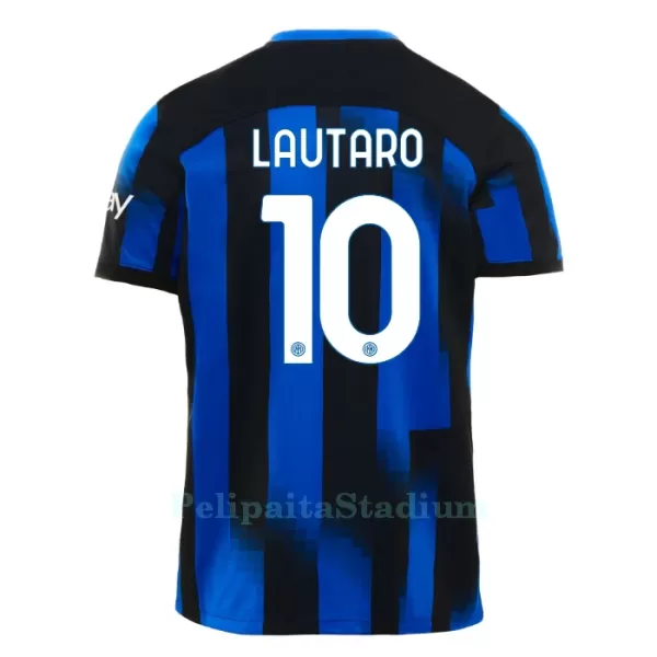 Inter Milan Lautaro Martinez 10 Pelipaita Miesten Koti 2023-2024