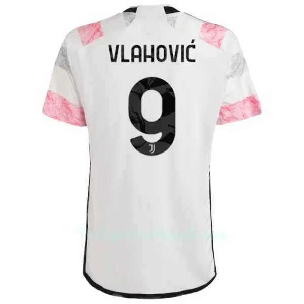 Juventus Vlahovic 9 Pelipaita Lasten Vieras 2023-2024