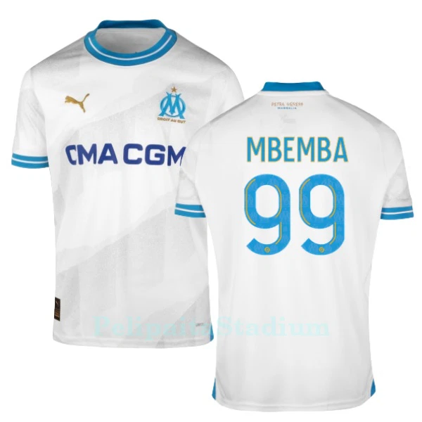 Olympique Marseille MBEMBA 99 Pelipaita Miesten Koti 2023-2024